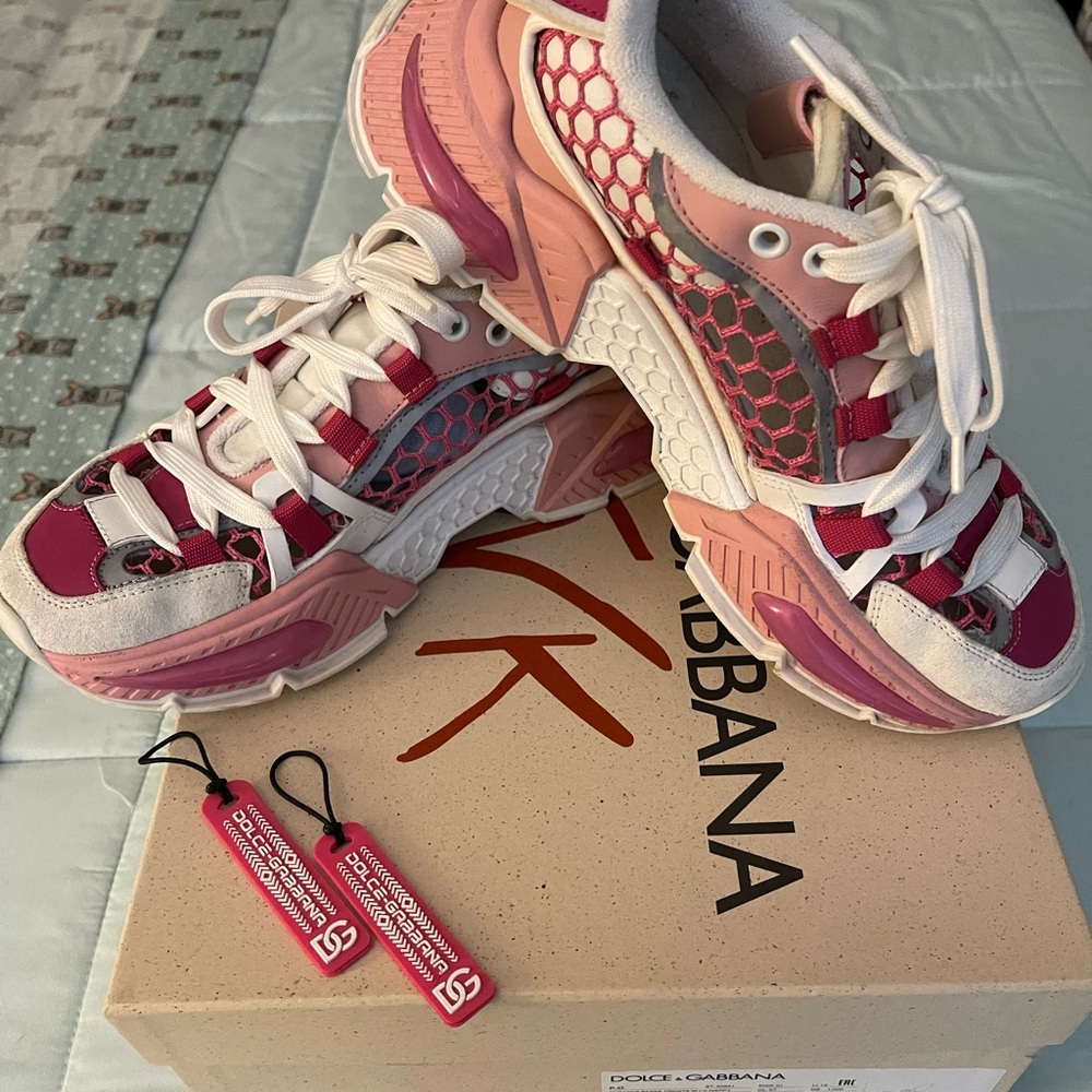 Dolce and Gabbana Mixed-material Airmaster sneakers